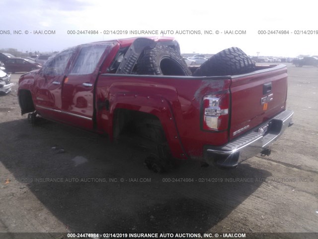 3GTU2VEC9FG312298 - 2015 GMC SIERRA K1500 SLT RED photo 3