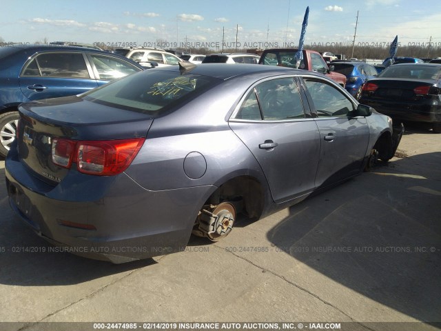 1G11B5SLXFF310013 - 2015 CHEVROLET MALIBU LS BLUE photo 4