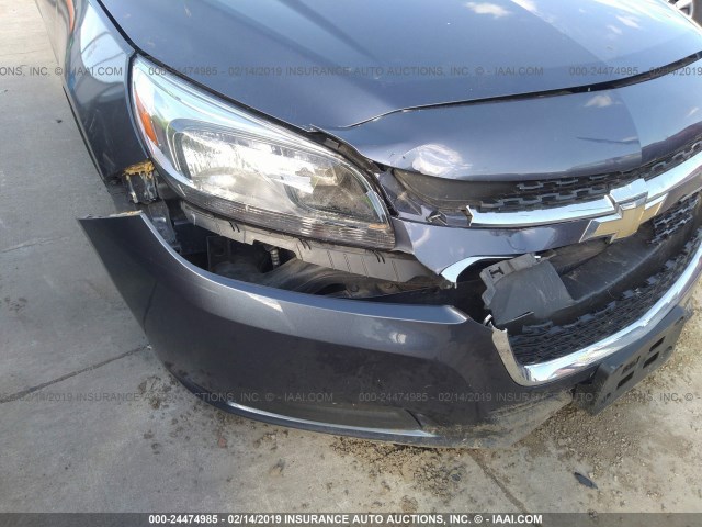 1G11B5SLXFF310013 - 2015 CHEVROLET MALIBU LS BLUE photo 6