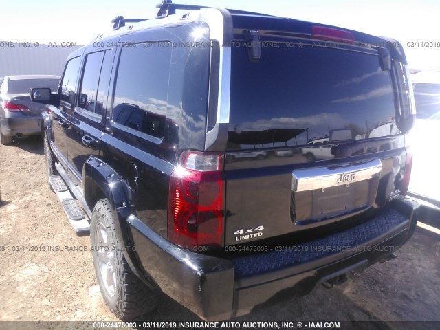 1J8HG58296C140050 - 2006 JEEP COMMANDER LIMITED BLACK photo 6