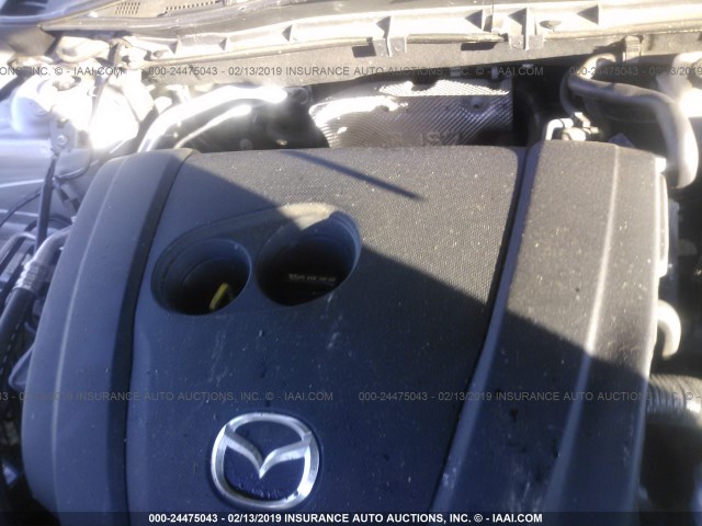 3MZBM1M75FM202149 - 2015 MAZDA 3 GRAND TOURING SILVER photo 10