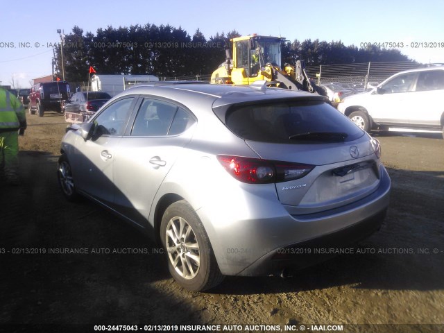 3MZBM1M75FM202149 - 2015 MAZDA 3 GRAND TOURING SILVER photo 3