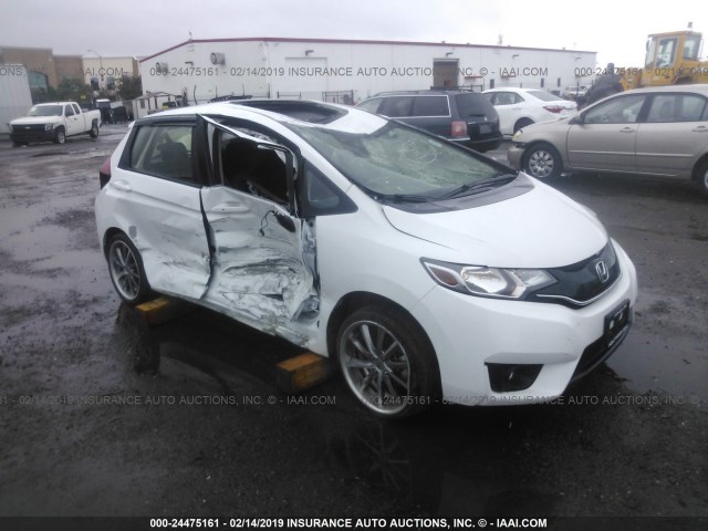 JHMGK5H70GS002237 - 2016 HONDA FIT EX/EXL WHITE photo 1