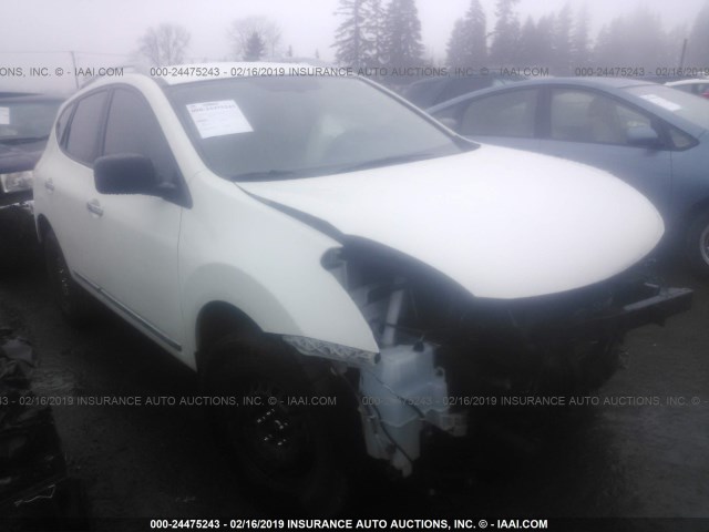 JN8AS5MV7EW713827 - 2014 NISSAN ROGUE SELECT S WHITE photo 1