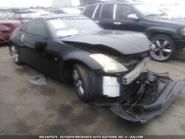 JN1AZ34D33T118347 - 2003 NISSAN 350Z COUPE BLACK photo 1