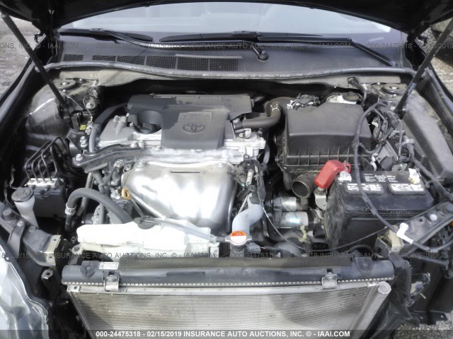 4T1BF1FK2GU264812 - 2016 TOYOTA CAMRY LE/XLE/SE/XSE შავი ფოტო 10