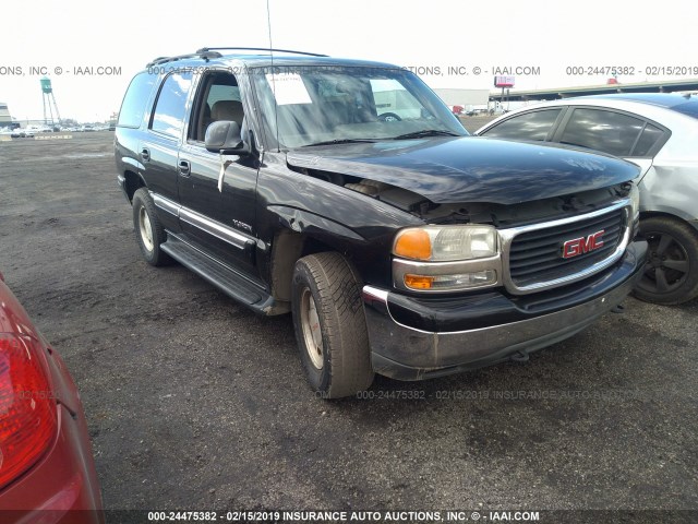 1GKEK13T01R154981 - 2001 GMC YUKON BLACK photo 1