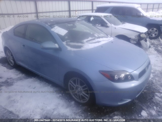 JTKDE167980246854 - 2008 TOYOTA SCION TC ღია ლურჯი ფოტო 1