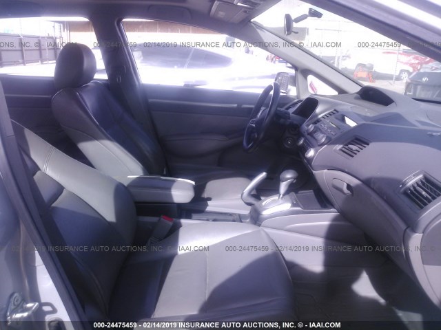 2HGFA16949H321083 - 2009 HONDA CIVIC EXL ვერცხლისფერი ფოტო 5