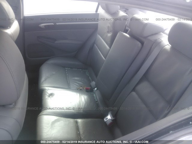 2HGFA16949H321083 - 2009 HONDA CIVIC EXL ვერცხლისფერი ფოტო 8