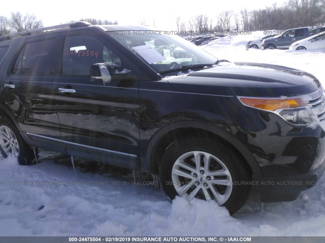 1FM5K8D82FGB29951 - 2015 FORD EXPLORER XLT BLACK photo 1