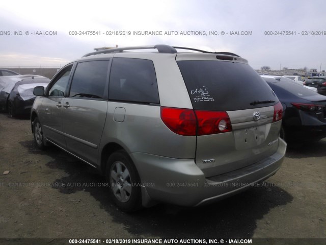 5TDZA23C06S585917 - 2006 TOYOTA SIENNA CE/LE GOLD photo 3