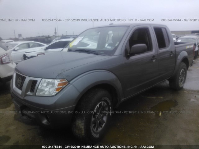 1N6AD0ER4GN757283 - 2016 NISSAN FRONTIER S/SV/SL/PRO-4X SILVER photo 2