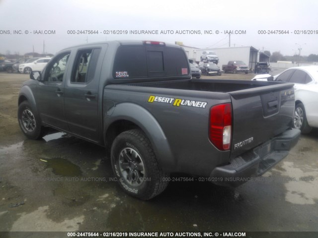 1N6AD0ER4GN757283 - 2016 NISSAN FRONTIER S/SV/SL/PRO-4X SILVER photo 3