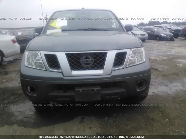 1N6AD0ER4GN757283 - 2016 NISSAN FRONTIER S/SV/SL/PRO-4X SILVER photo 6