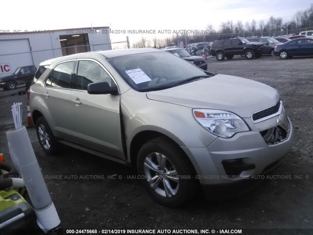 2GNALAEK0F1158774 - 2015 CHEVROLET EQUINOX LS Bej foto 1
