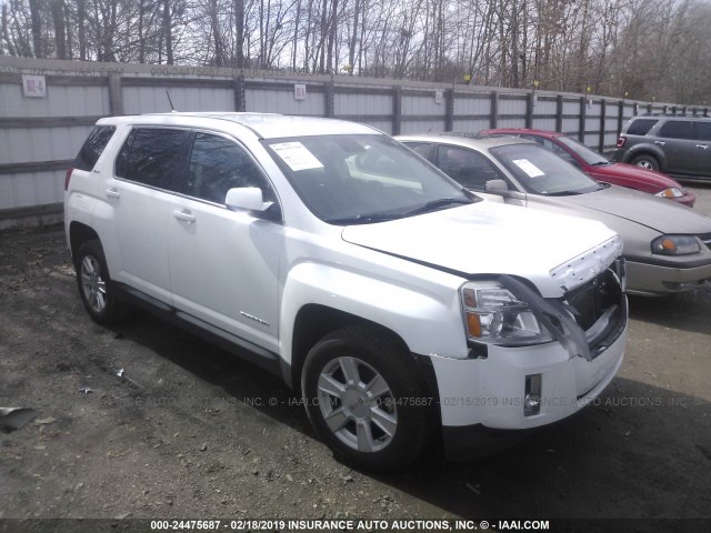 2GKALMEK0D6226392 - 2013 GMC TERRAIN SLE WHITE photo 1