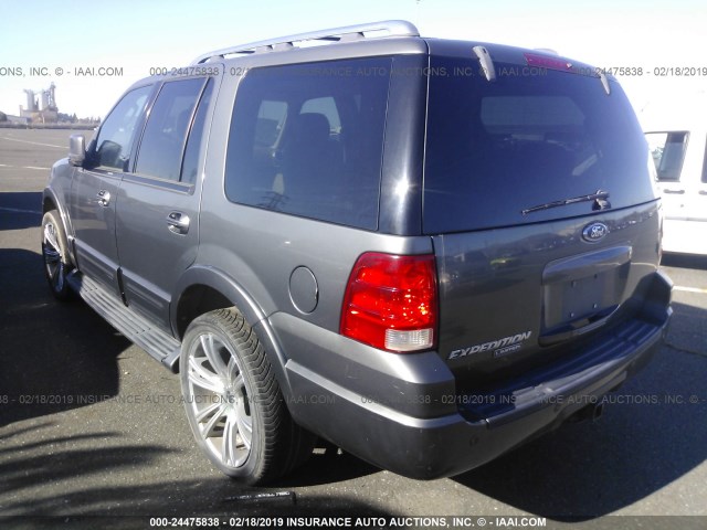 1FMFU19535LA52243 - 2005 FORD EXPEDITION LIMITED GRAY photo 3