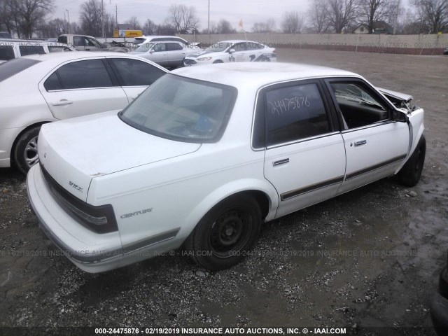 1G4AG554XS6417243 - 1995 BUICK CENTURY SPECIAL WHITE photo 4