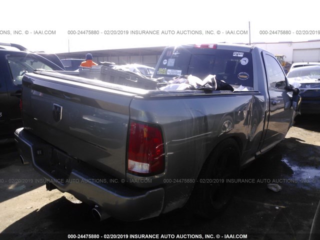 3C6JD6CT0CG101421 - 2012 DODGE RAM 1500 SPORT GRAY photo 4