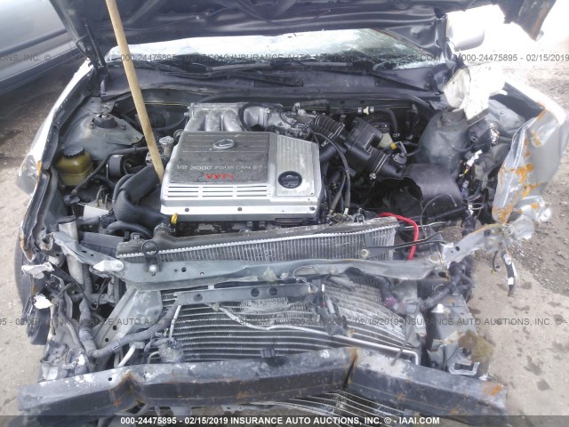 JT8BF28G4Y5094062 - 2000 LEXUS ES 300 GRAY photo 10