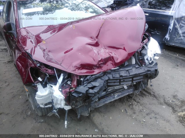 4T1BF1FKXGU531324 - 2016 TOYOTA CAMRY LE/XLE/SE/XSE RED photo 6