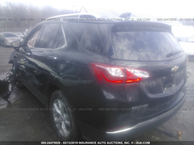 2GNAXVEV5J6121706 - 2018 CHEVROLET EQUINOX PREMIER BLACK photo 3