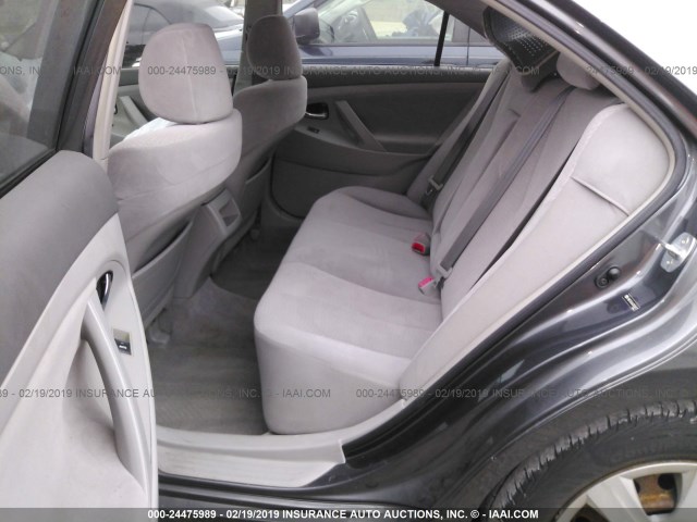 JTNBF3EK6A3000437 - 2010 TOYOTA CAMRY SE/LE/XLE GRAY photo 8