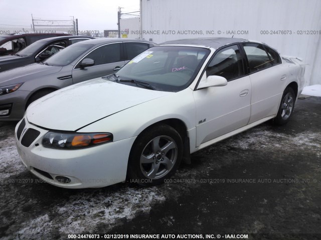 1G2HY54K65U171425 - 2005 PONTIAC BONNEVILLE SLE WHITE photo 2