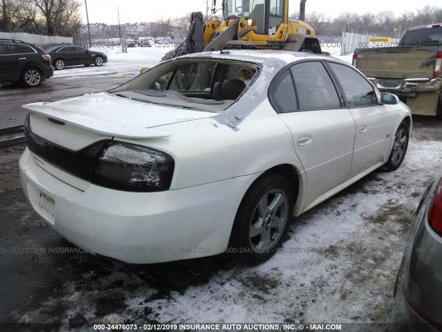 1G2HY54K65U171425 - 2005 PONTIAC BONNEVILLE SLE WHITE photo 4