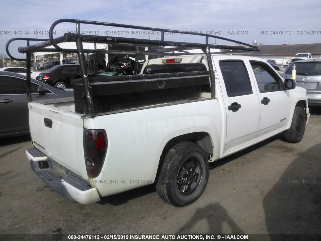 1GCCS138858268947 - 2005 CHEVROLET COLORADO WHITE photo 4