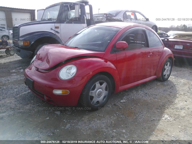 3VWBB61C4WM037263 - 1998 VOLKSWAGEN NEW BEETLE Rot Foto 2