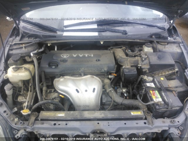 JTKDE167280274768 - 2008 TOYOTA SCION TC ნაცრისფერი ფოტო 10