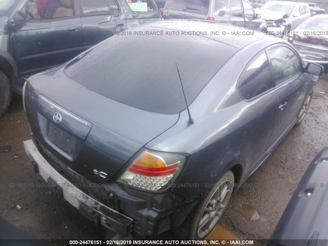 JTKDE167280274768 - 2008 TOYOTA SCION TC ნაცრისფერი ფოტო 4