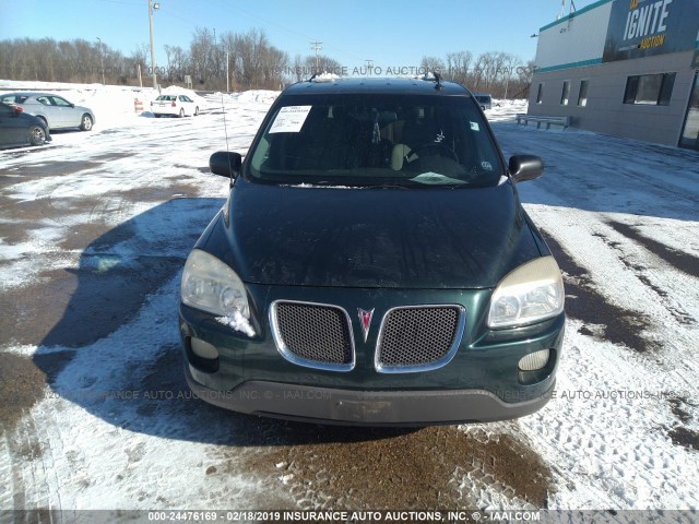 1GMDV03L55D212963 - 2005 PONTIAC MONTANA SV6 GREEN photo 6