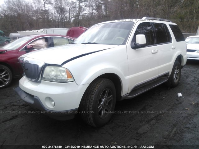 5LMEU88H94ZJ32218 - 2004 LINCOLN AVIATOR 白色 照片 2