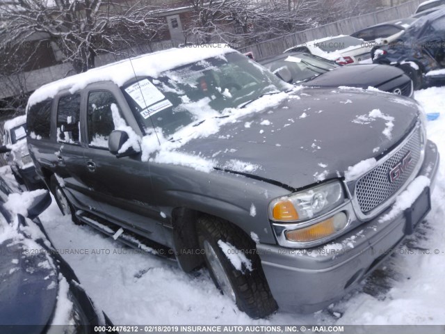 1GKFK66U35J201141 - 2005 GMC YUKON XL DENALI TAN photo 1