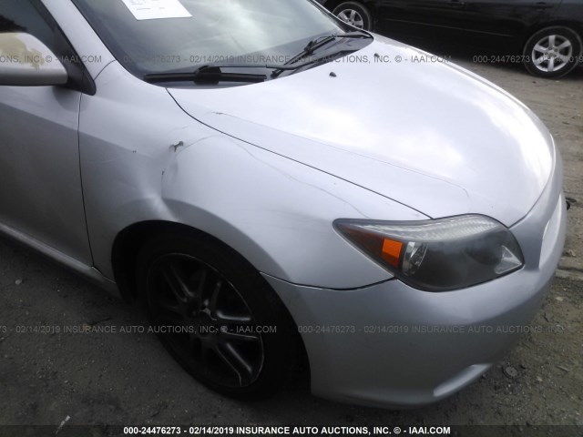 JTKDE177050033236 - 2005 TOYOTA SCION TC 银色 照片 6