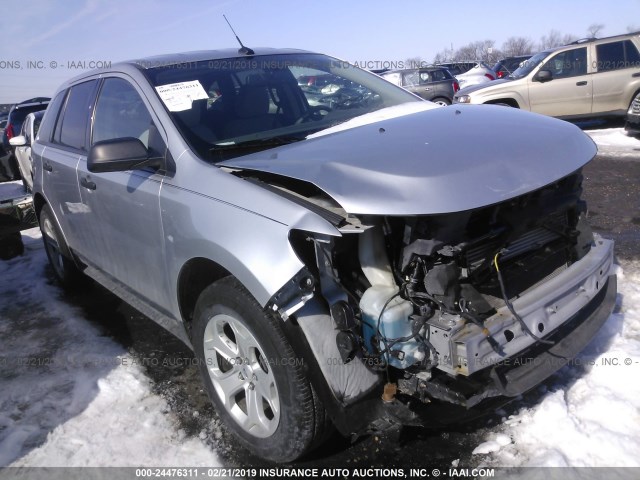 2FMDK3G99DBA04369 - 2013 FORD EDGE SE SILVER photo 1