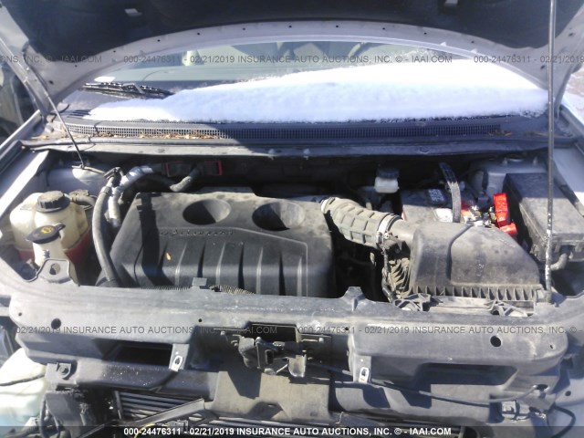 2FMDK3G99DBA04369 - 2013 FORD EDGE SE SILVER photo 10