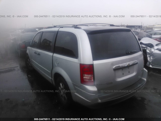 2A8HR44H08R135523 - 2008 CHRYSLER TOWN & COUNTRY LX SILVER photo 3