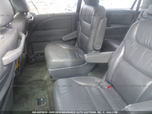 5FNRL38706B104659 - 2006 HONDA ODYSSEY EXL BLUE photo 8