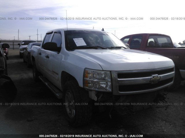 3GCPKSE37BG231922 - 2011 CHEVROLET SILVERADO K1500 LT WHITE photo 1