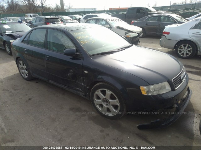 WAULC68E34A229406 - 2004 AUDI A4 1.8T QUATTRO BLUE photo 1