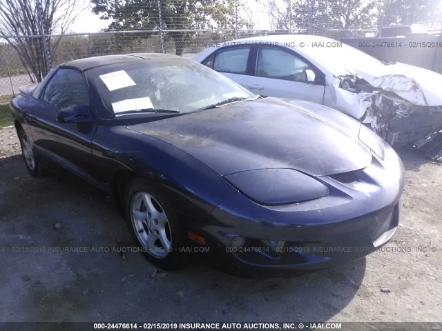 2G2FS22K922107472 - 2002 PONTIAC FIREBIRD BLUE photo 1