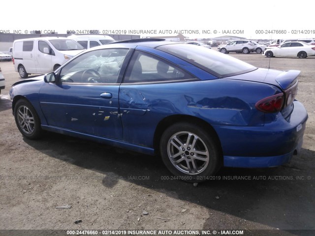 1G1JH12F247196873 - 2004 CHEVROLET CAVALIER LS SPORT BLUE photo 3