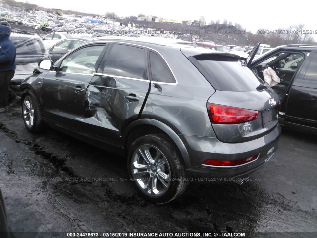 WA1JCCFS6JR022128 - 2018 AUDI Q3 PREMIUM PLUS GRAY photo 3