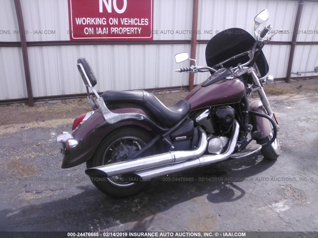 JKAVN2D109A033796 - 2009 KAWASAKI VN900 D BURGUNDY photo 4