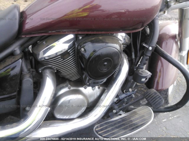 JKAVN2D109A033796 - 2009 KAWASAKI VN900 D BURGUNDY photo 8