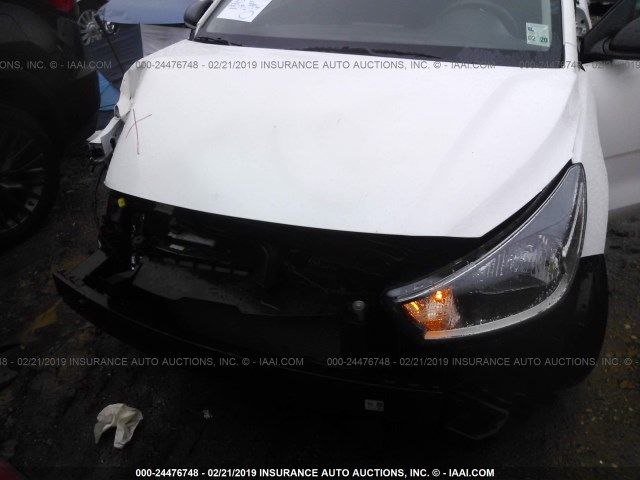 3KPA24AB4JE059406 - 2018 KIA RIO LX/S WHITE photo 6